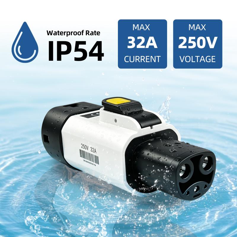 EVqiaoyi GB/T to NACS EV Adapter 32A 7KW GB/T EV Adapter f