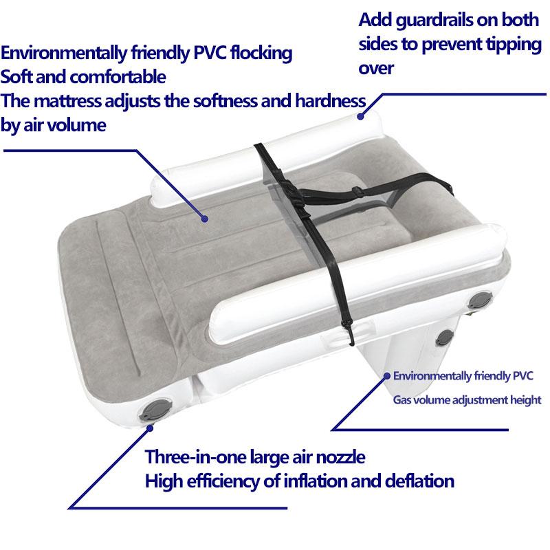 Car Inflatable Mattress Air Bed Long Distance Teavel Seat