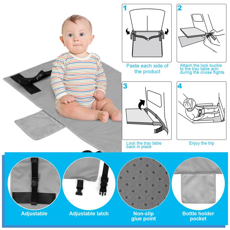 Kids Travel Airplane Bed Portable Children Pedals Beds Foo