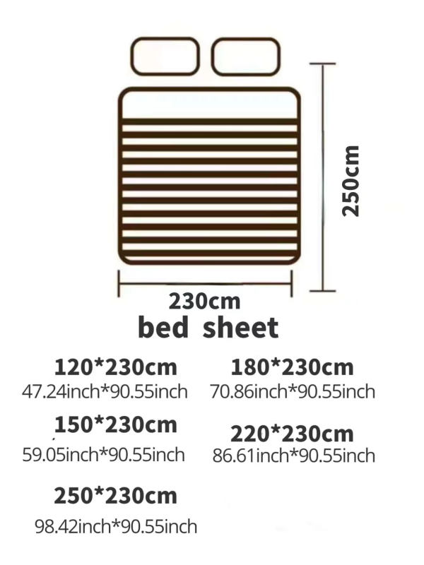 Printed bed sheet