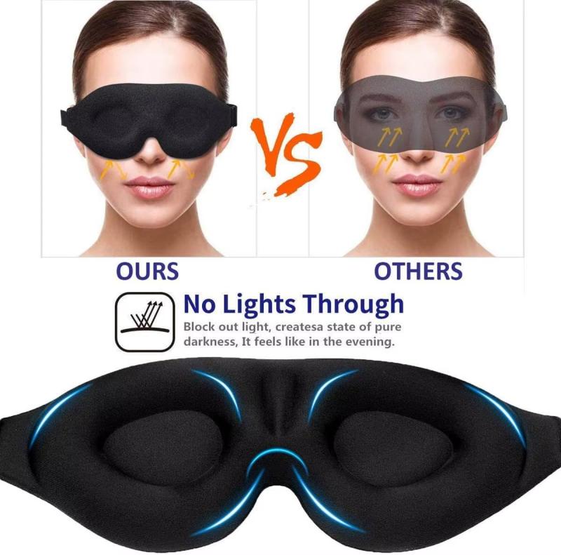 Sleep Mask, Blackout Sleep Mask, Adjustable Night Mask