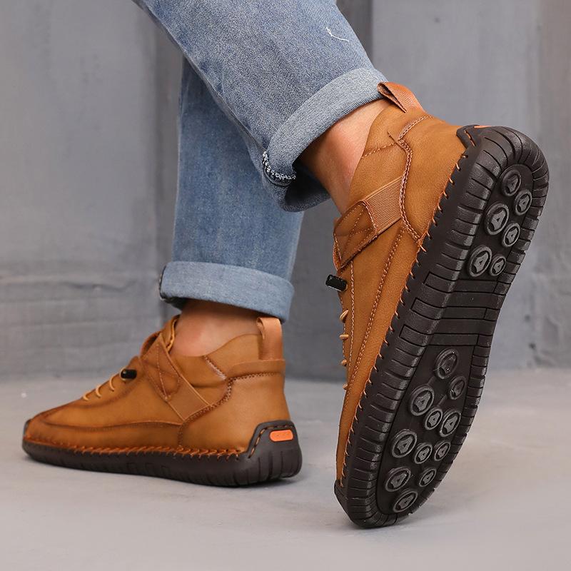 Boots Mid Top Women Leather Loafers