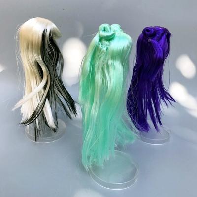 Wig For Doll Toy Head Princess Doll Head Candy Color DIY T