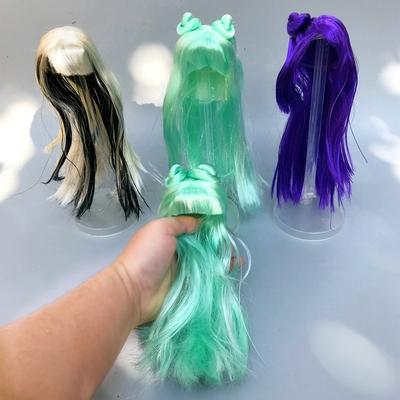 Wig For Doll Toy Head Princess Doll Head Candy Color DIY T