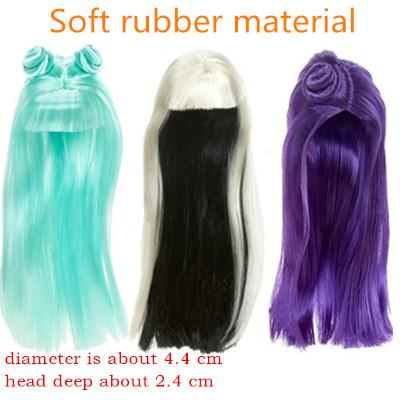 Wig For Doll Toy Head Princess Doll Head Candy Color DIY T