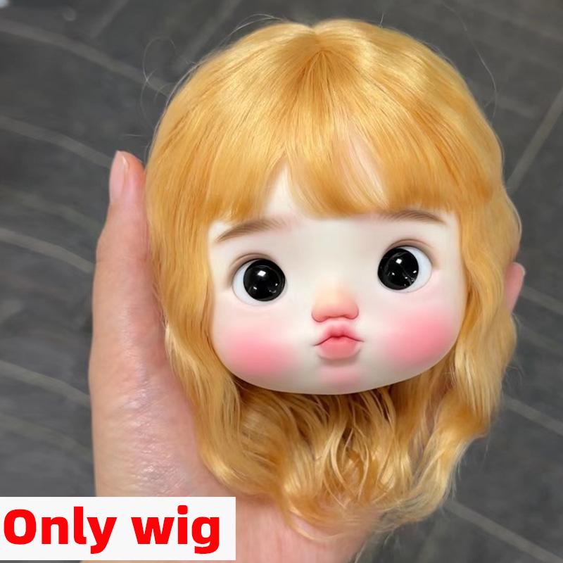 Blyth Wig Big Head Dian Hair Soft Mohair Bangs Double Pony