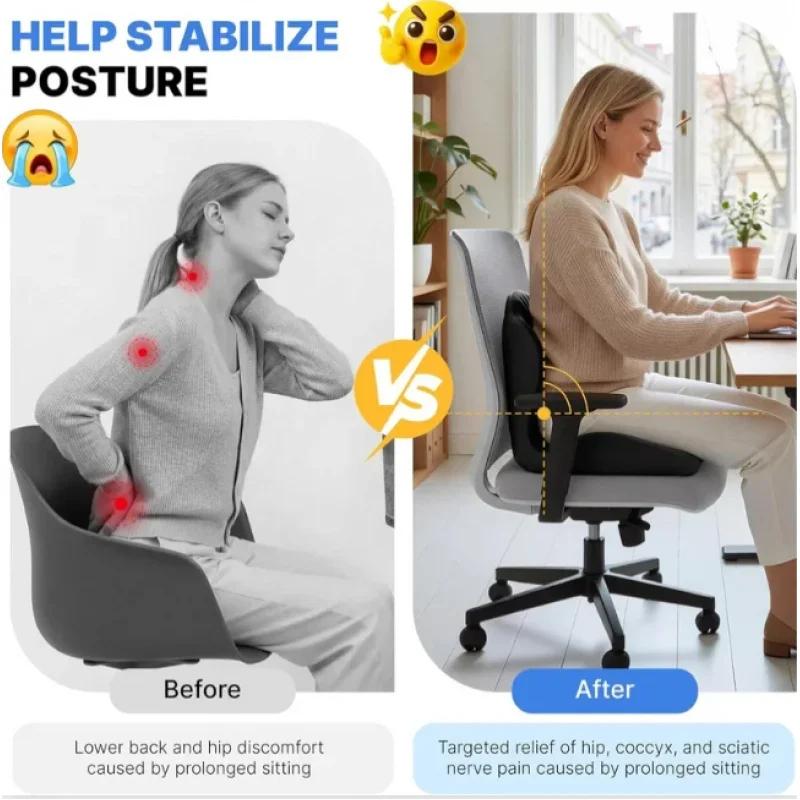 Ergonomic Coccyx Seat Pad