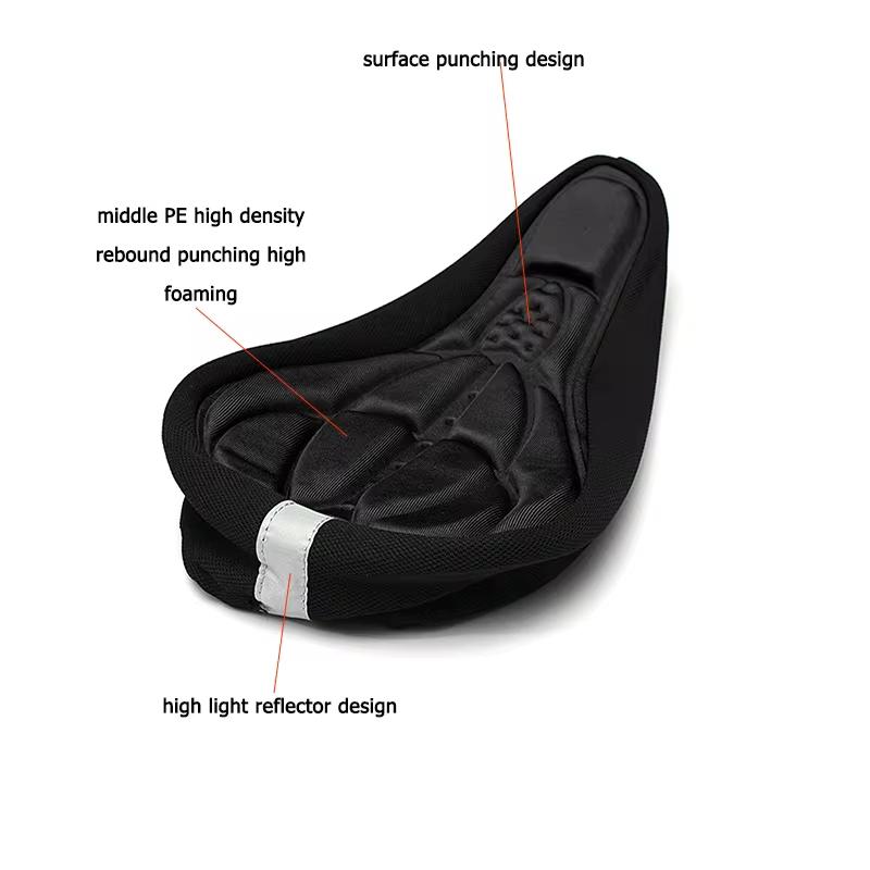 New 3D Saddle Seat Soft Bike Seat Cover