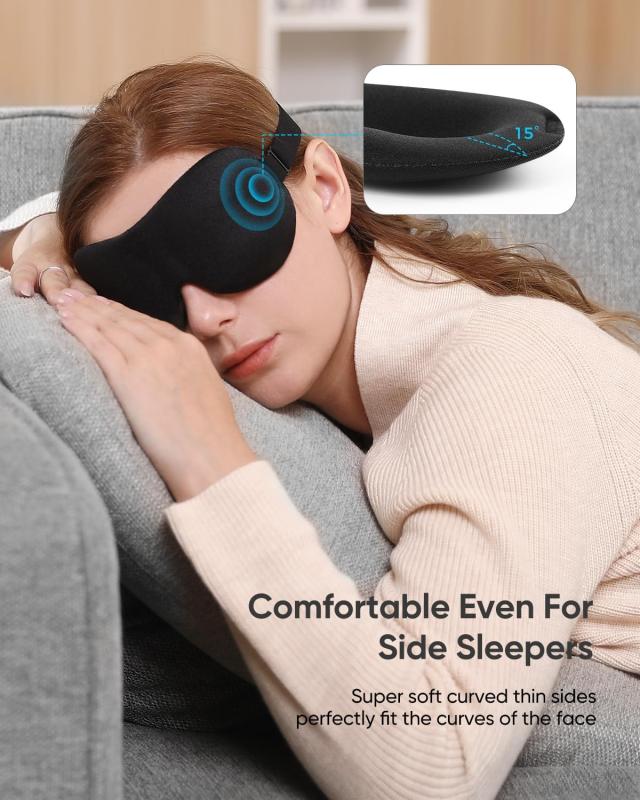 Sleep Mask 1Pack Blackout 3D Eye Mask