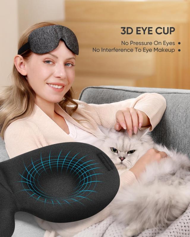 Sleep Mask 1Pack Blackout 3D Eye Mask
