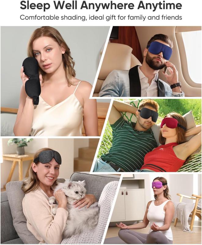 Sleep Mask 1Pack Blackout 3D Eye Mask