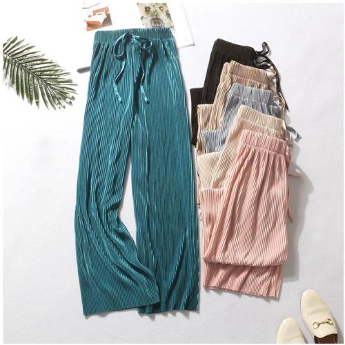 Women Fashion Summer Wide Leg Pants