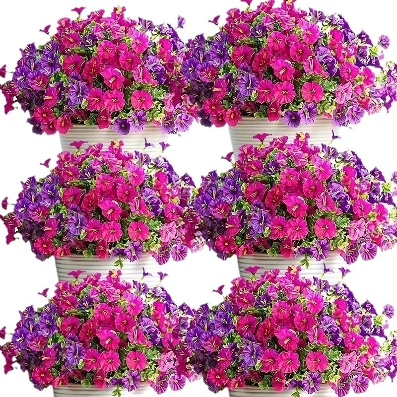 Artificial Flowers Vine Morning Glory Wedding Wreath