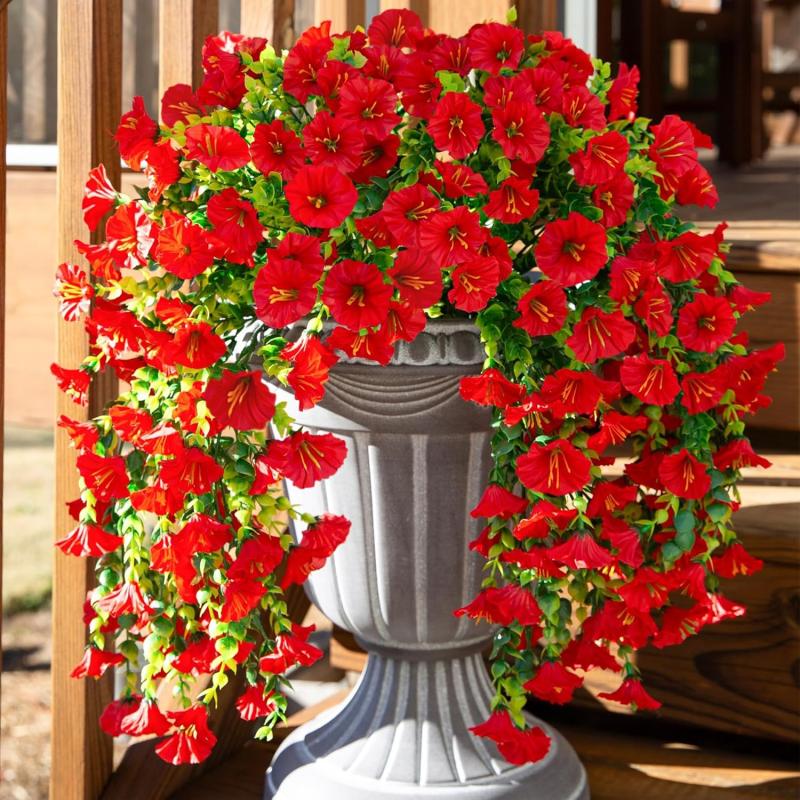 Artificial Flowers Vine Morning Glory Wedding Wreath