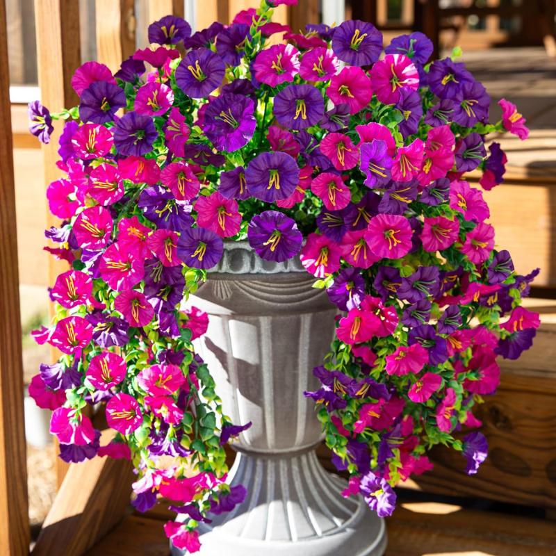 Artificial Flowers Vine Morning Glory Wedding Wreath