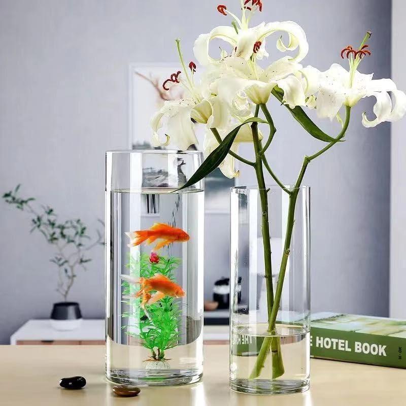 Artificial Acrylic Clear Flower Vase