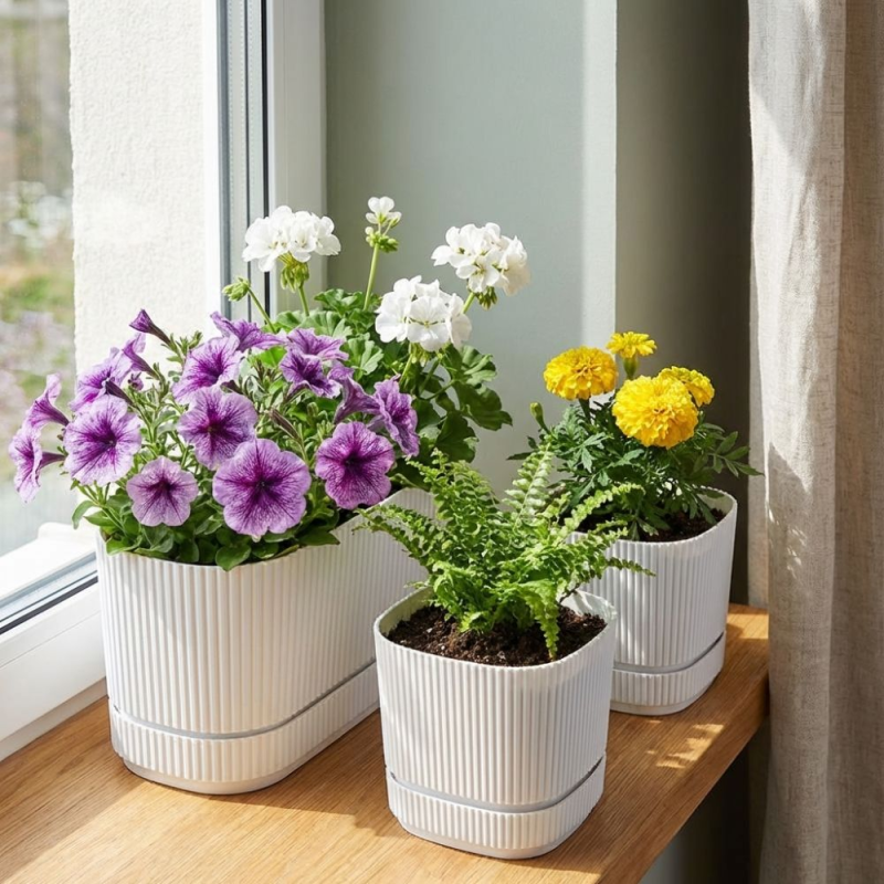 Double Layer Self Watering Flower Pot