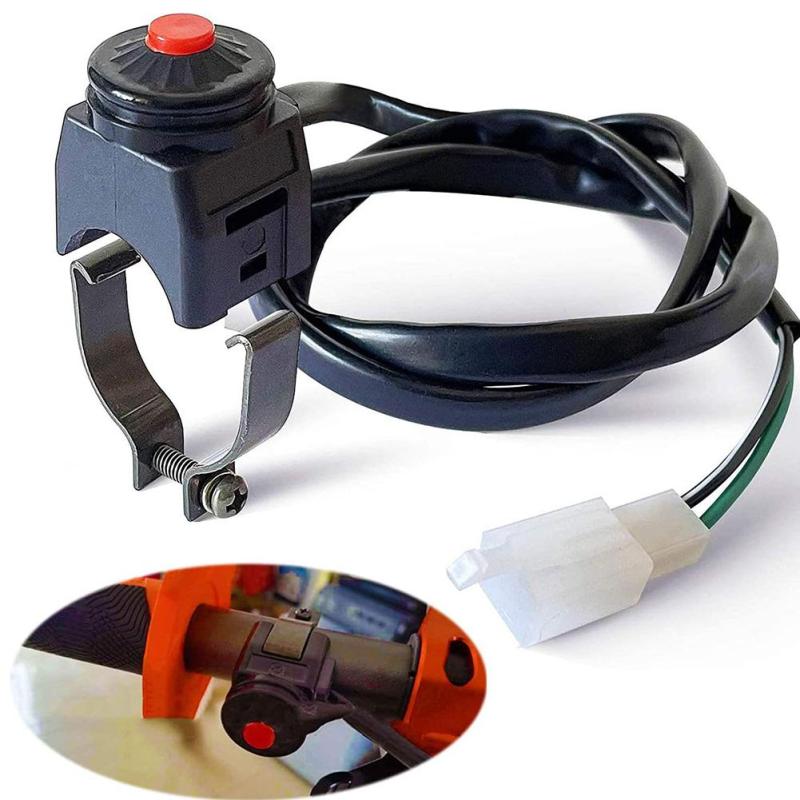 Motorcycle Kill Red Push Button Horn Starter