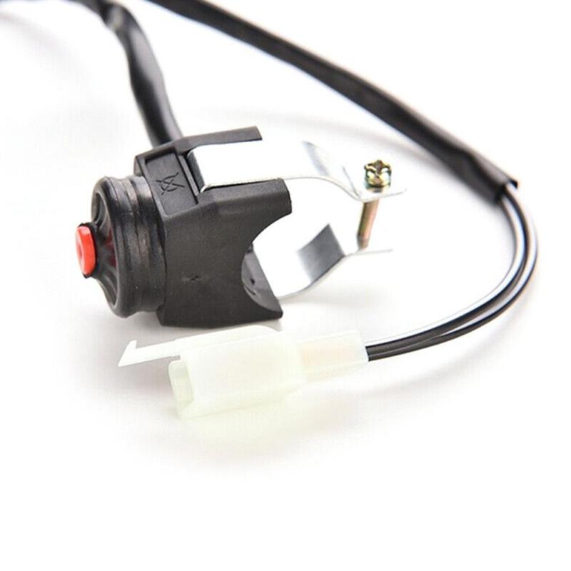 Motorcycle Kill Red Push Button Horn Starter