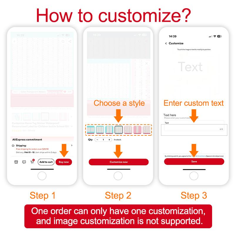 Custom Transparent Waterproof Stickers for Kids