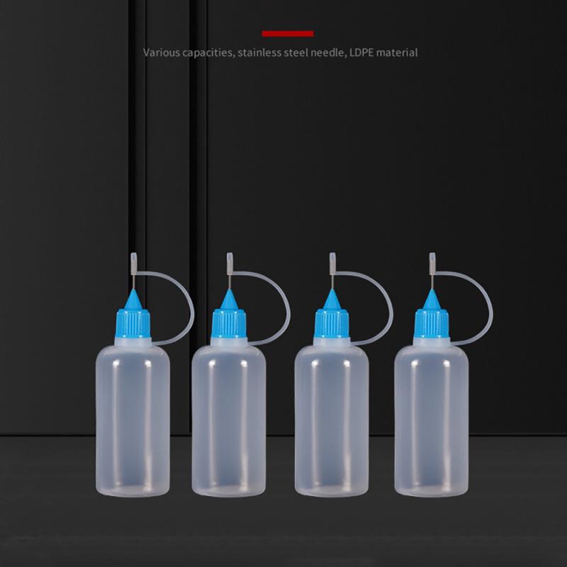 PE Plastic Squeezable Tip Applicator Bottle