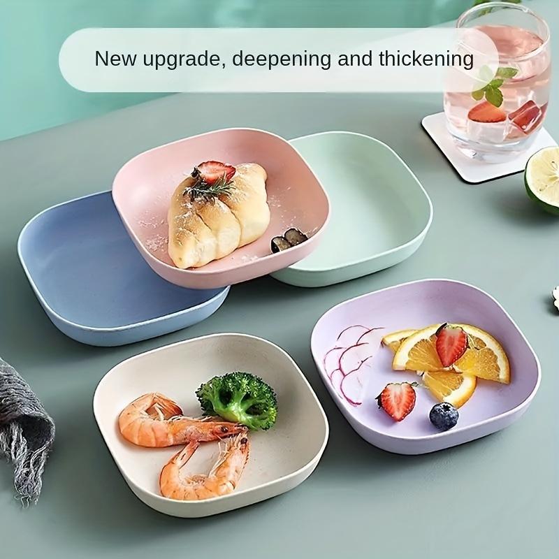 10pcs Reusable Fruit & Dessert Plates