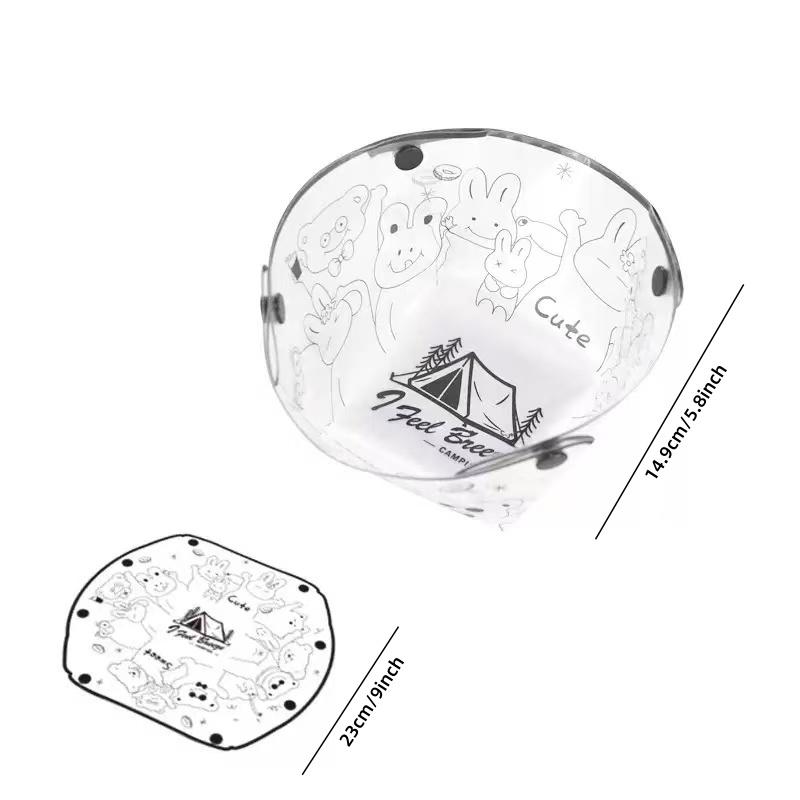 3pcs Foldable Bowls Cups & Plates Set