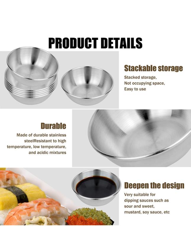 Stainless Steel Sauce Dishes
