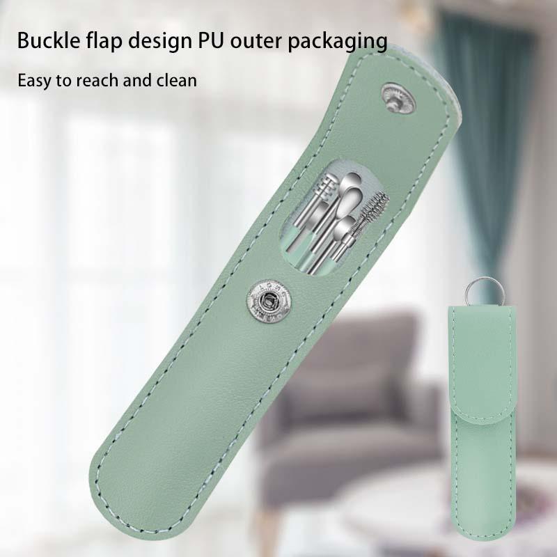 6pcs Stainless Steel Ear Cleaner Spoon