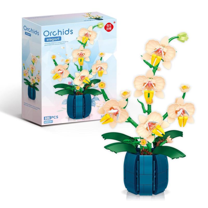 Orchid Building Blocks Flowers