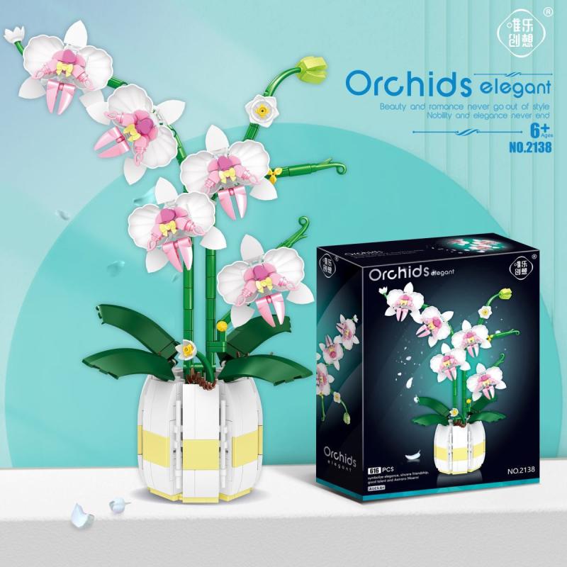 Orchid Building Blocks Flowers