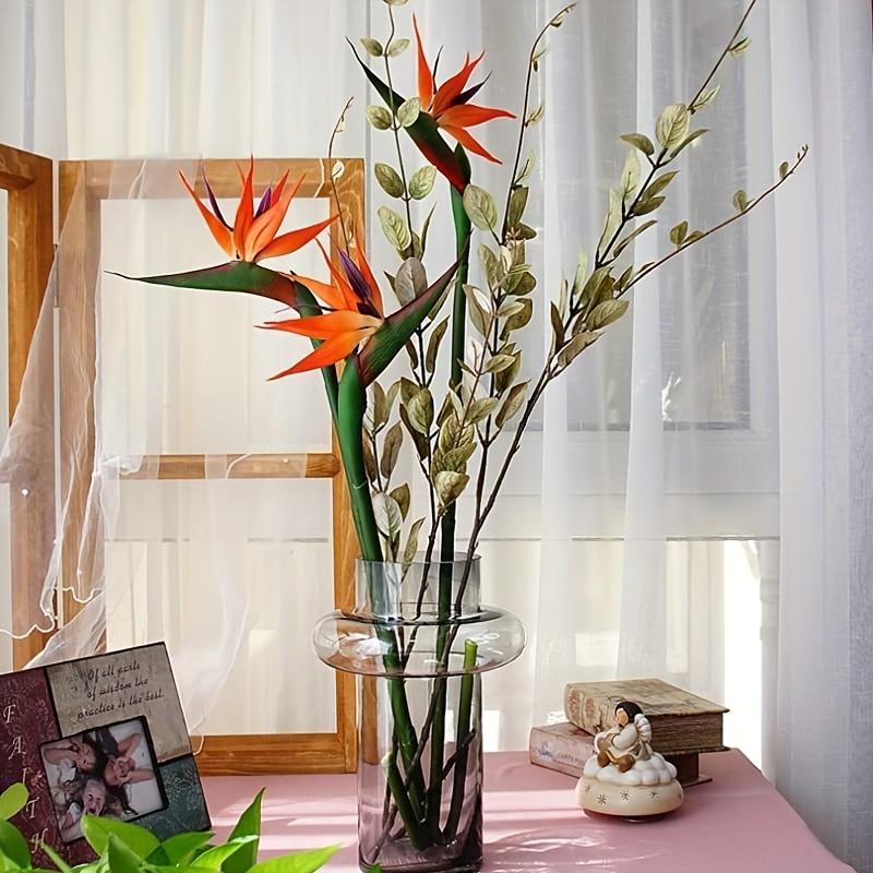3pcs Artificial Bird Of Paradise Flowers