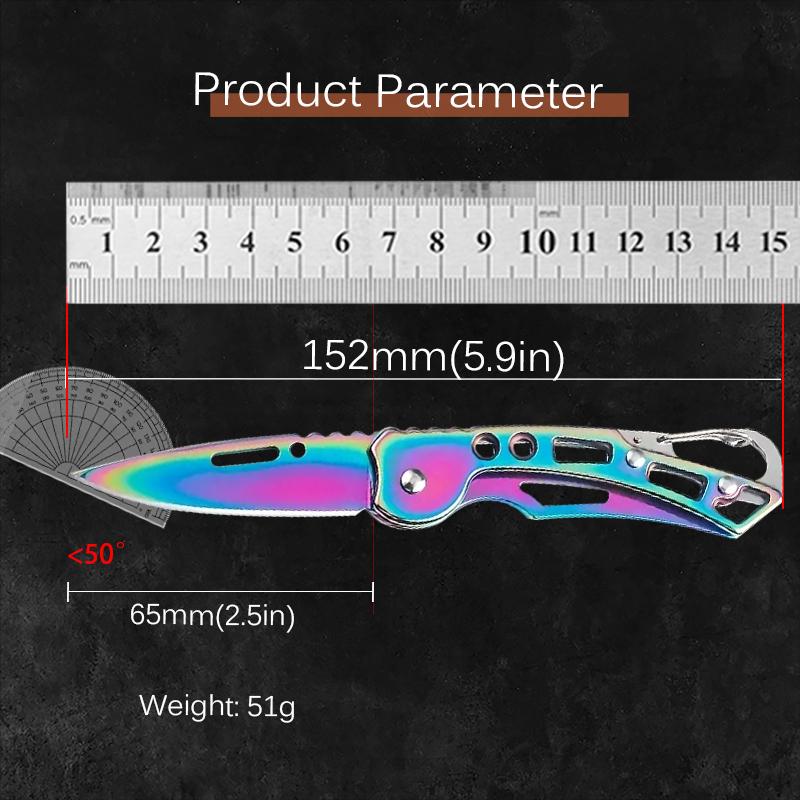 Folding Fruit Knife Stainless Steel Meat Cleaver Kitchen K