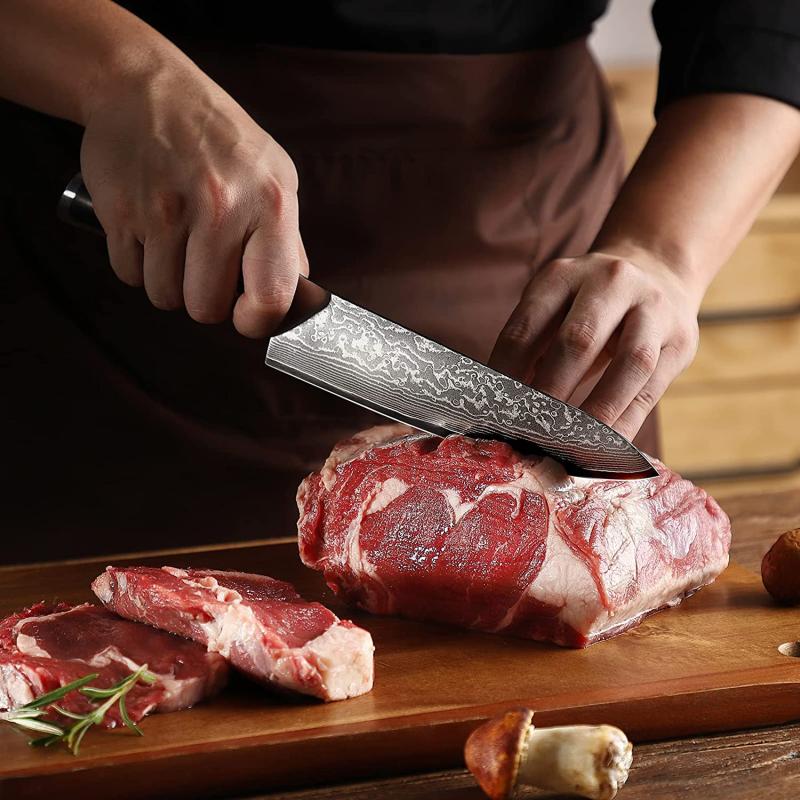 Sunnecko Damascus Chef's Knife 8" Inch