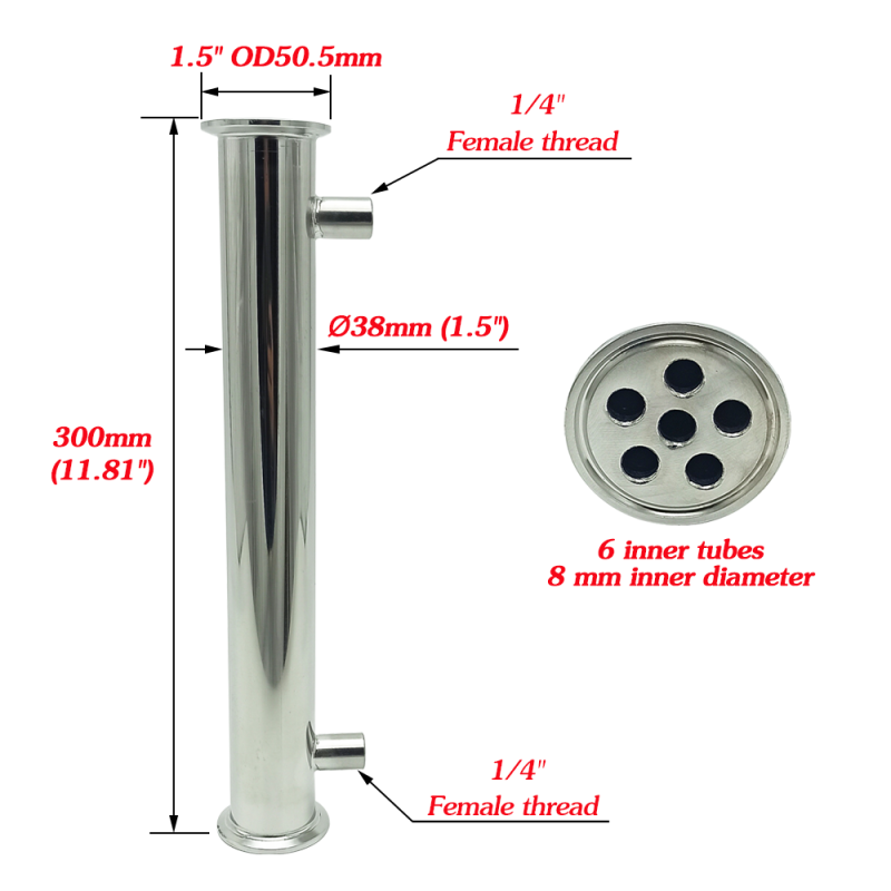 1.5" Distillation Condenser