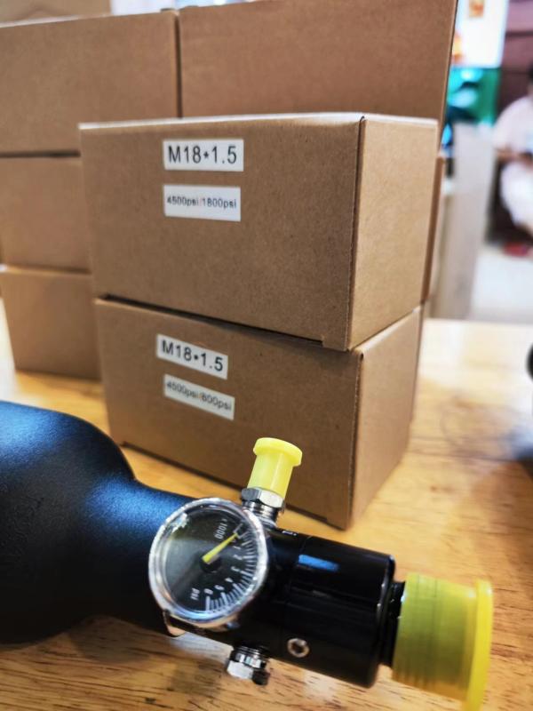 Aluminum Tank 0.22L-0.5L 4500psi Regulator