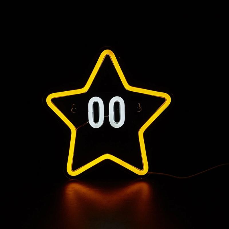 Chi-Buy 1PC Cartoon Star Shape LED Neon Sign