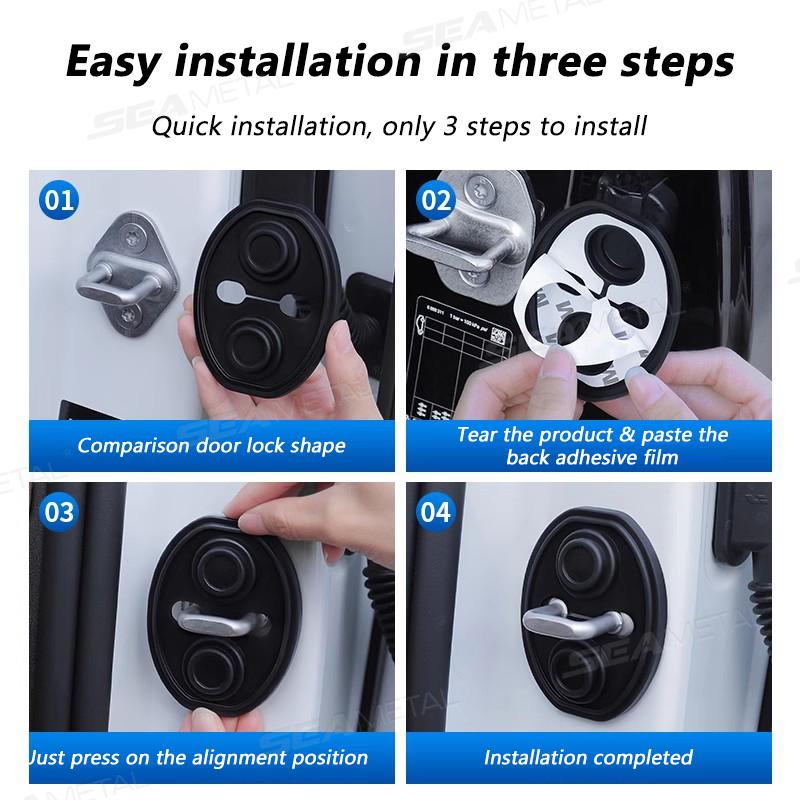 Car Door Lock Cover