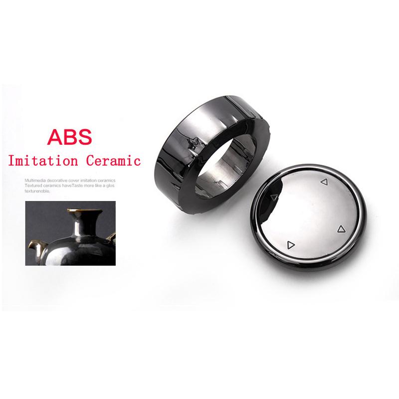 Car Multimedia Button Cover Trim Knob Sticker For BMW F10