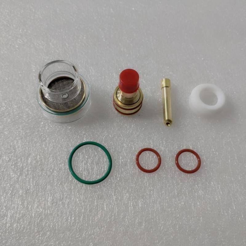 1Set Tig Glass Nozzle 16# Cup Kit