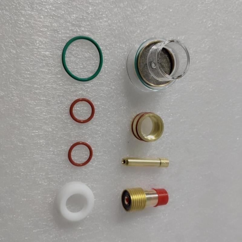 1Set Tig Glass Nozzle 16# Cup Kit