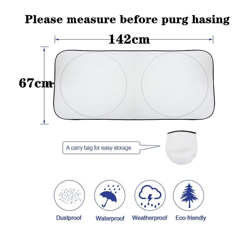 190x90CM Universal UV Protection Shield Front Rear Car Win