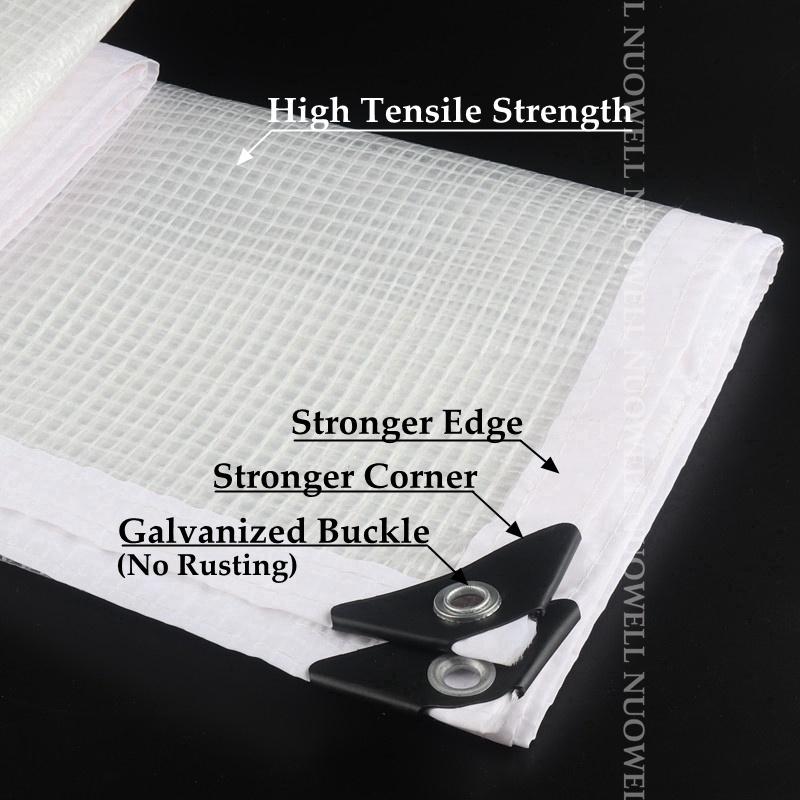 0.33mm Reinforced PE Tarpaulin Cover Rainproof Film for Te