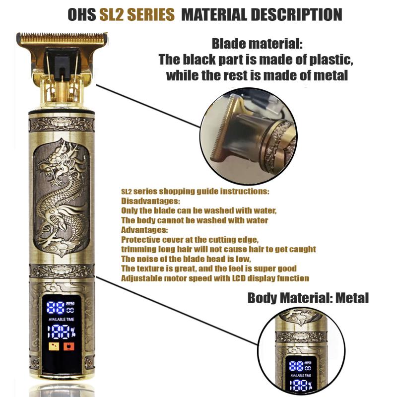 T9 Hair Clipper Repair Beard Shaving Body Hair Trimmer Cli