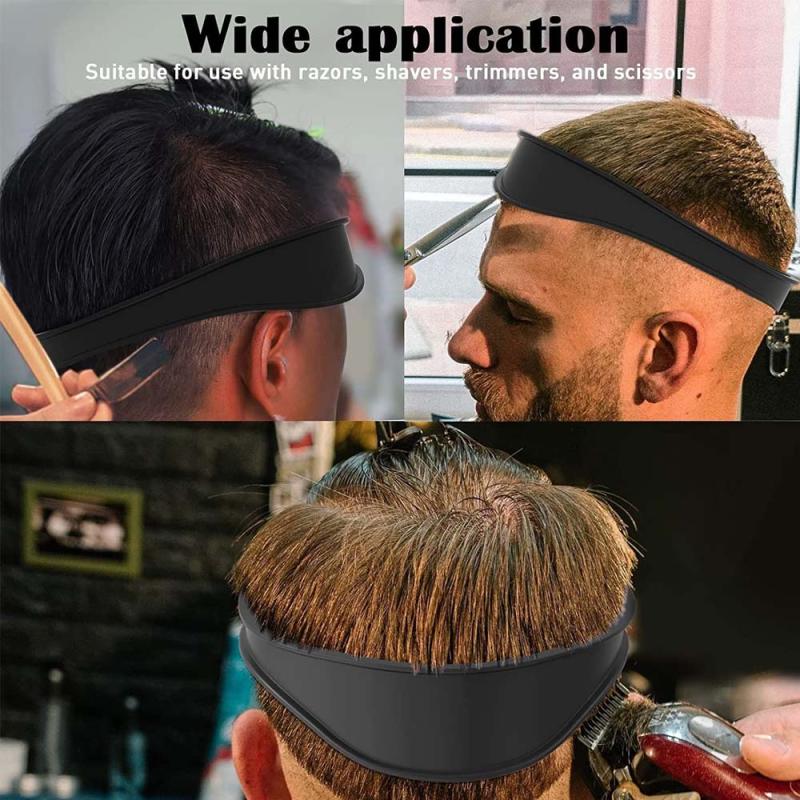 DIY Home Haircuts Curved Headband Silicone Neckline Shavin