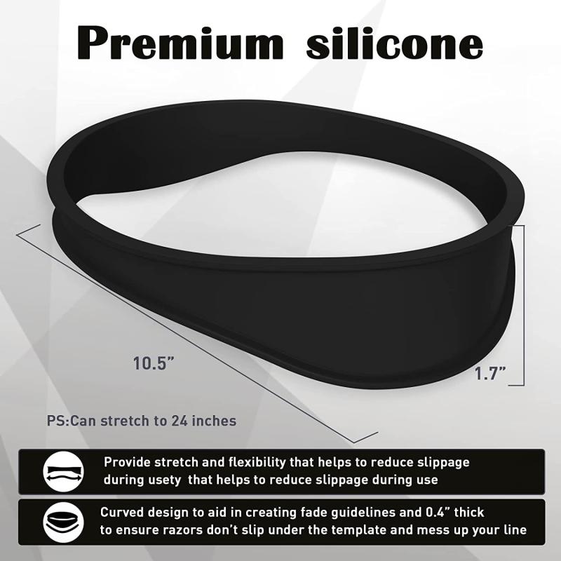 DIY Home Haircuts Curved Headband Silicone Neckline Shavin