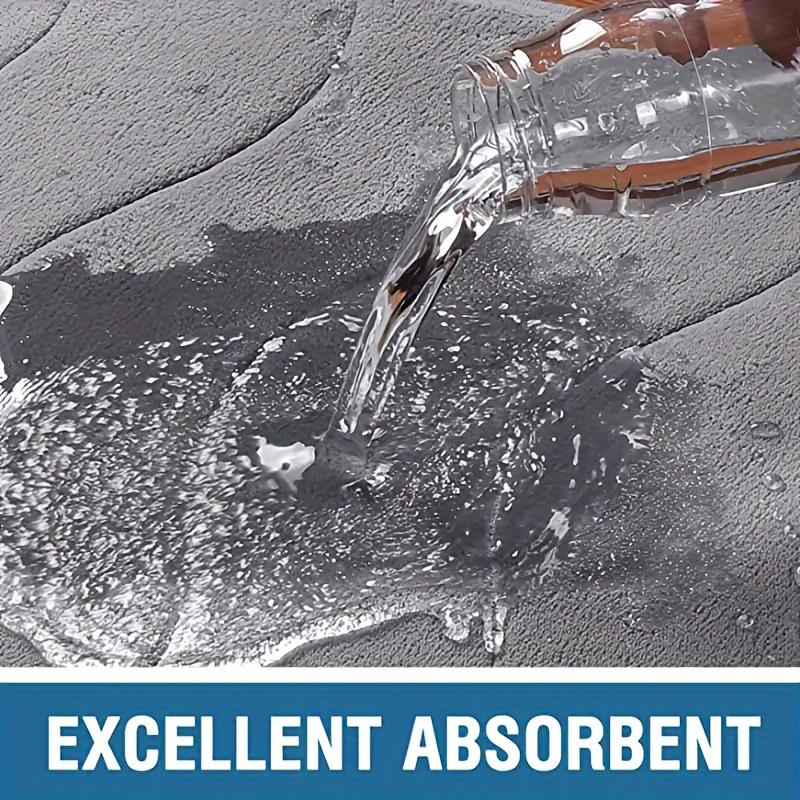 Bathroom absorbent mat