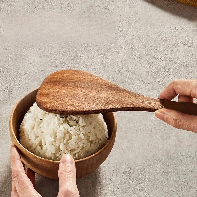 Ebony Wood Cooking Tools Set
