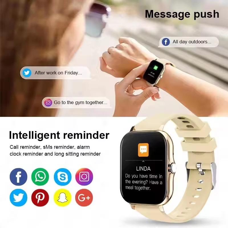 Smart watch with touch screen