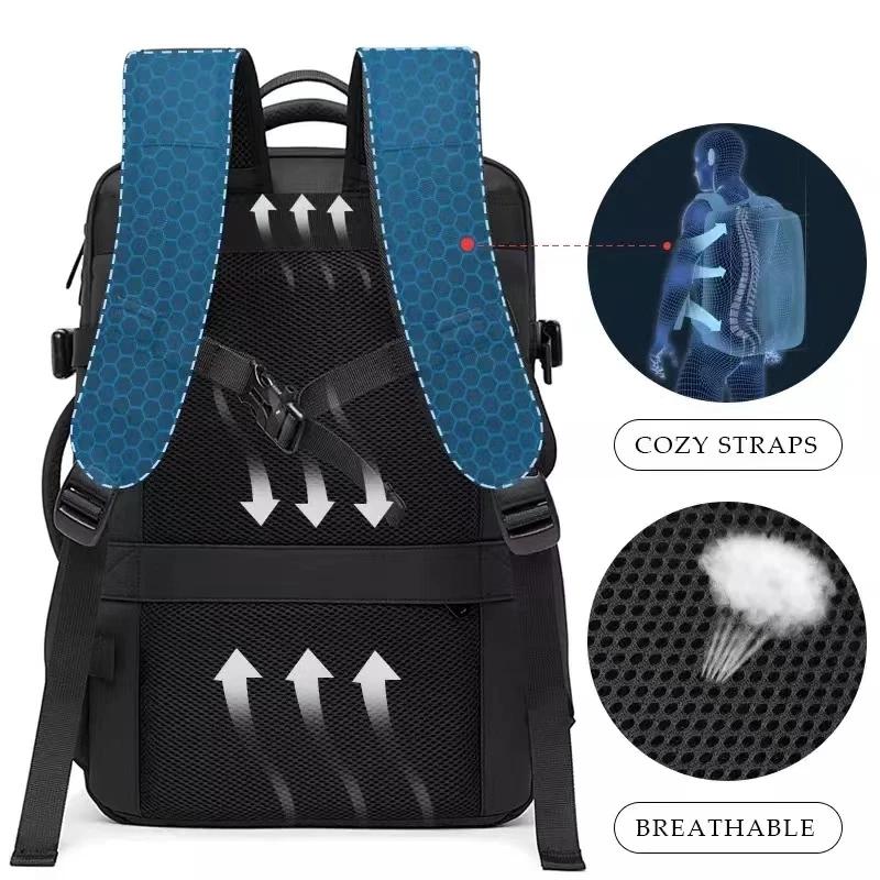 Bange Travel Backpack Men Business Backpack School Expanda